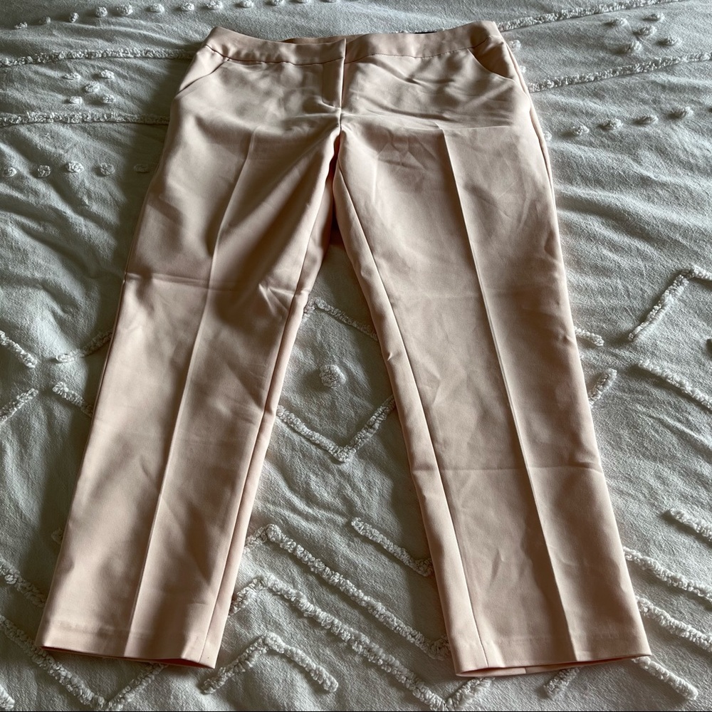 Amanda + Chelsea Cotton Blend Capris Pants Trousers Pants Pockets NWOT Size 10